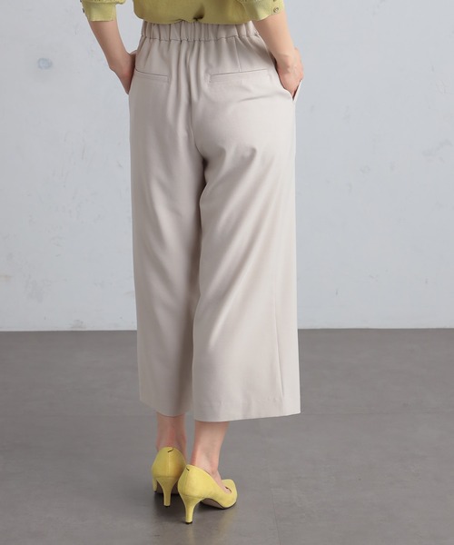 GALLORIA（ギャローリア）の「【キレメクパンツ】２wayストレッチ　さらっと快適　麻調ワイドパンツ（その他パンツ・レディース・ライトベージュ/ブラック/ネイビー/ライトブルー・LL/S/M/L）」の11枚目の写真