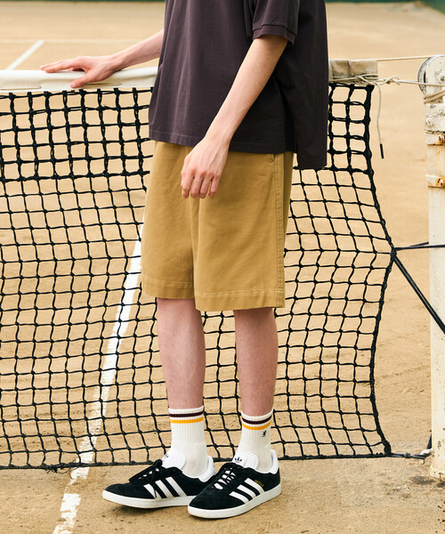 GYMPHLEX(ジムフレックス)の「Gymphlex | ソフトチノ イージーショーツ MEN(その他パンツ・メンズ・ブラック/ベージュ・L/M)」の5枚目の写真