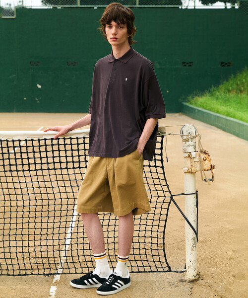 GYMPHLEX(ジムフレックス)の「Gymphlex | ソフトチノ イージーショーツ MEN(その他パンツ・メンズ・ブラック/ベージュ・L/M)」の3枚目の写真
