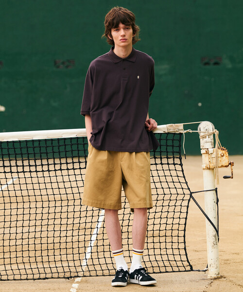 GYMPHLEX(ジムフレックス)の「Gymphlex | ソフトチノ イージーショーツ MEN(その他パンツ・メンズ・ブラック/ベージュ・L/M)」の4枚目の写真