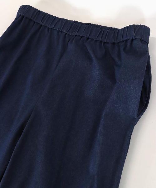 STUDIO PICONE(スタジオピッコーネ)の「コットン混センタープレスアンクル丈パンツ(その他パンツ・レディース・ネイビー/ライトグレー/ブラック・LL/M/L)」の6枚目の写真