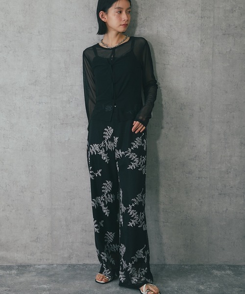 Whim Gazette｜ジュートライクタックパンツ | Rakuten Fashion