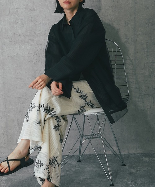 Whim Gazette｜ジュートライクタックパンツ | Rakuten Fashion