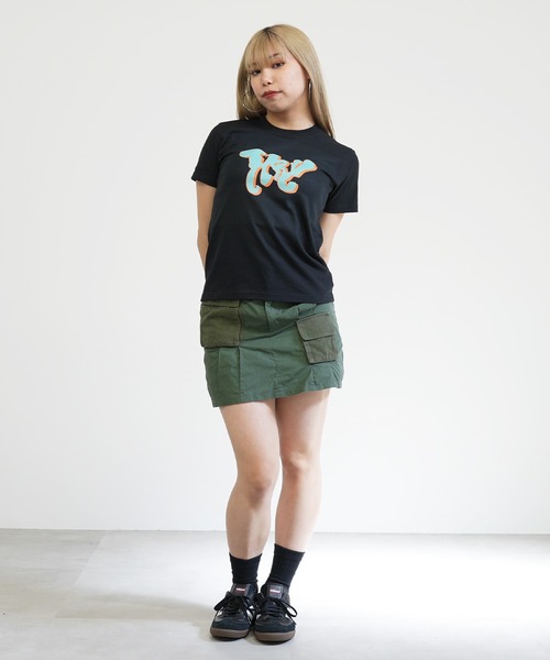 BASIS（ベイシス）の「ENAコラボTシャツ フロントロゴtシャツ 綿100% カットソー 半袖（Tシャツ/カットソー・レディース・ホワイト/カーキ/ブラック・SMALL/MEDIUM/LARGE/150）」の15枚目の写真