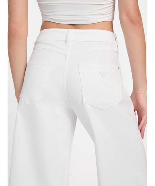 Guess（ゲス）の「BELLFLOWER Crop Wide Leg デニムパンツ（デニムパンツ・レディース・ホワイト・24inch/25inch/26inch/27inch）」の12枚目の写真