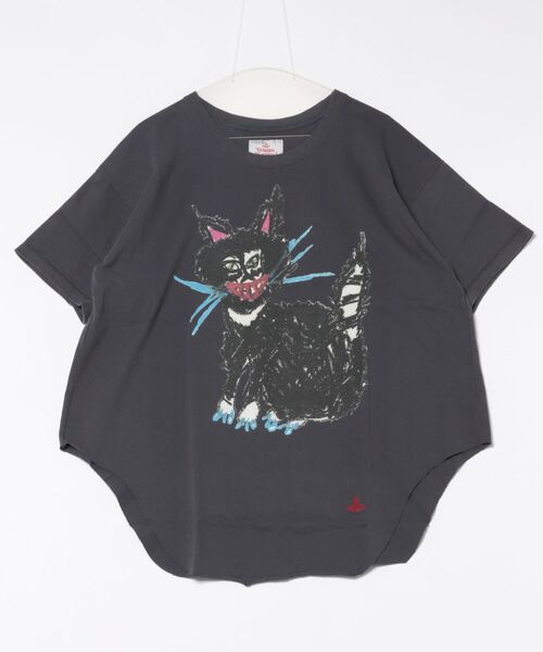 ☆大人気☆Vivienne Westwood CAT Tシャツ レディース Vivienne Westwood Cat T-shirt in Black | Lyst
