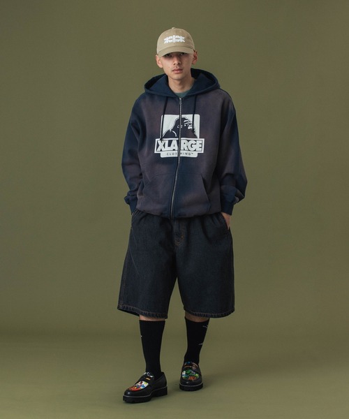XLARGE（エクストララージ）の「X ANCIENT FUTURISTIC CAP（キャップ・メンズ・ブラック/オリーブ/ベージュ・ONE SIZE）」の6枚目の写真
