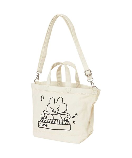 HYSTERIC GLAMOUR HYSTERIC COUNTRY ショルダーバッグ ホワイト HYSTERIC GLAMOUR - HYSTERIC COUNTRY ショルダーバッグ