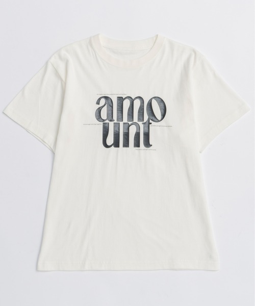 MAISON SPECIAL（メゾンスペシャル）の「amount T-shirt/amount Tシャツ【MAISON SPECIAL/メゾンスペシャル】（Tシャツ/カットソー・レディース・グレー/チャコールグレー/ブルー/ホワイト/レッド・FREE）」の18枚目の写真