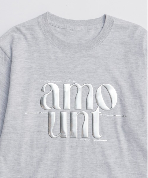 Maison special amount T-shirt グレー 新品タグ付き amount T-shirt/amount Tシャツ【MAISON SPECIAL/メゾン