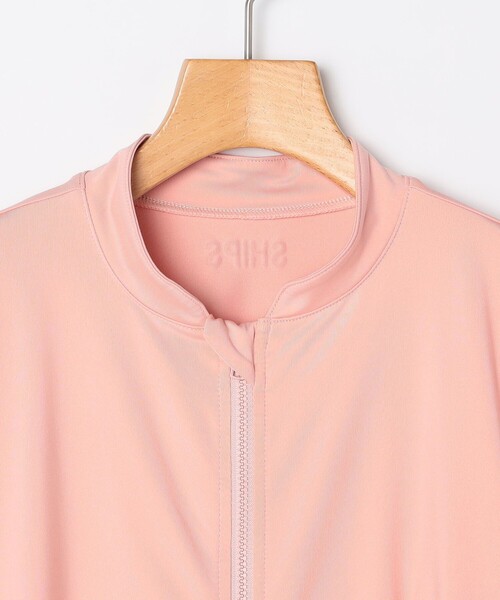 SHIPS KIDS:140～150cm / 〈UVカット〉フリルスリーブ ラッシュガード