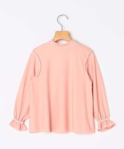 SHIPS KIDS:140～150cm / 〈UVカット〉フリルスリーブ ラッシュガード