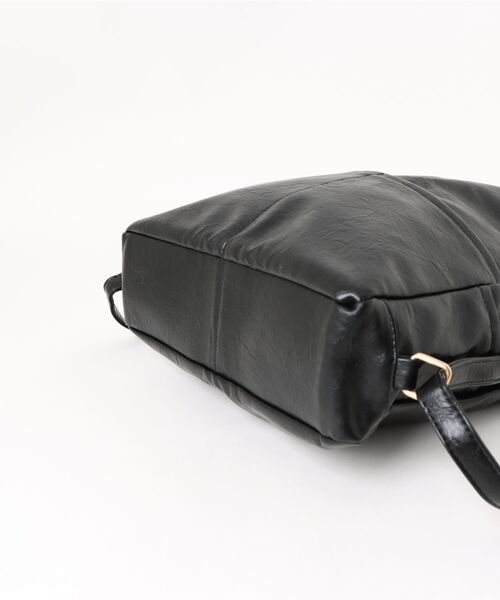 NOLITA LABORATORY（ノリータラボラトリー）の「【 NOLITA / ノリータ 】2Way ショルダーバッグ リュックサックにもなる 大人のレザータイプ バッグ（ショルダーバッグ・レディース・ブラック・FREE）」の10枚目の写真