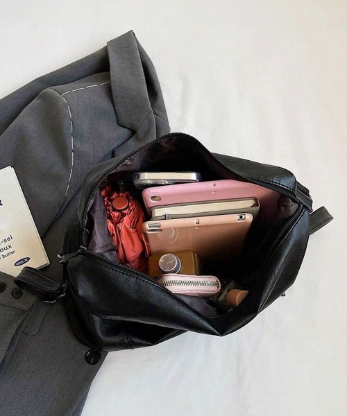 NOLITA LABORATORY（ノリータラボラトリー）の「【 NOLITA / ノリータ 】2Way ショルダーバッグ リュックサックにもなる 大人のレザータイプ バッグ（ショルダーバッグ・レディース・ブラック・FREE）」の8枚目の写真