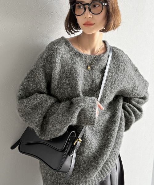 Classical Origin(クラシカルオリジン)の「【Classical Origin】「深みのある大人に。」クルーネックミックスカラー糸ニット(長袖)/Crew neck mixed color knit(ニット/セーター・メンズ・ブルー/チャコール/イエロー/アイボリー・X-LARGE/MEDIUM/LARGE)」の17枚目の写真