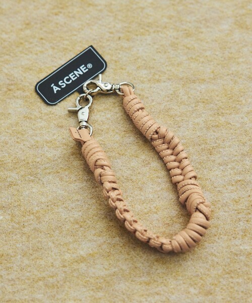 A SCENE/エーシーン DESIGN PARACORD STRAP Leather