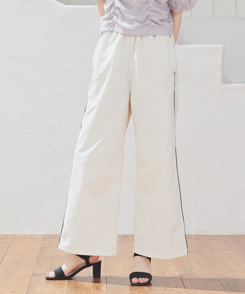 Honeys(ハニーズ)の「トラックパンツ(その他パンツ・レディース・ブラック/スモークピンク/ホワイト/ブラウン・M/LL/L/SS/S)」の7枚目の写真