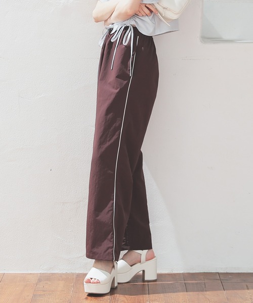 Honeys(ハニーズ)の「トラックパンツ(その他パンツ・レディース・ブラック/スモークピンク/ホワイト/ブラウン・M/LL/L/SS/S)」の19枚目の写真