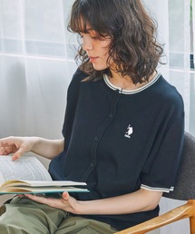VINTAGE - ヴィンテージ　刺繍　パッチワーク　ゆるだぼ　カーディガン　紫　L 50~60's flower embroidery cardigan 50~60年代花立体刺繍