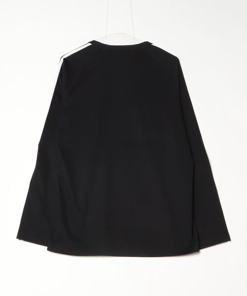 Y-3（ワイスリー）の「Y-3 LONG SLEEVE TEE 3-STRIPES（Tシャツ/カットソー・メンズ・ブラック・X-SMALL/SMALL/MEDIUM/X-LARGE/XX-SMALL/LARGE）」の3枚目の写真