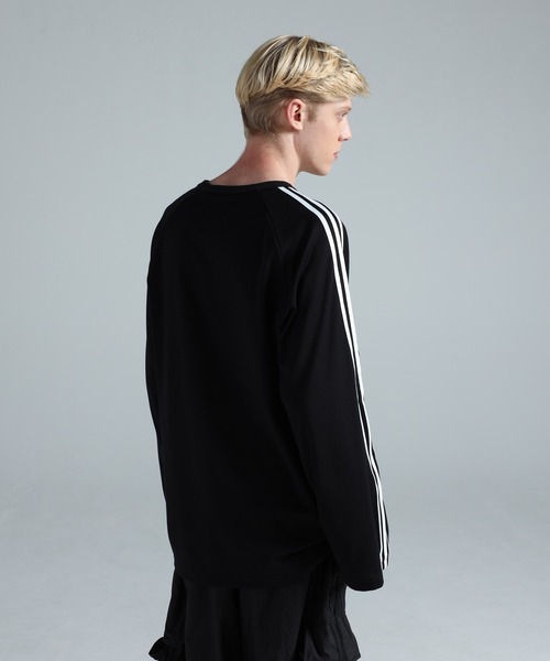 Y-3 LONG SLEEVE TEE 3-STRIPES（Tシャツ/カットソー）｜Y-3
