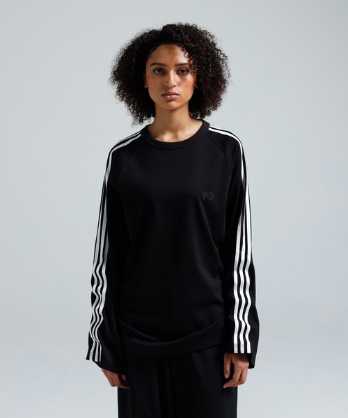 Y-3 LONG SLEEVE TEE 3-STRIPES（Tシャツ/カットソー）｜Y-3