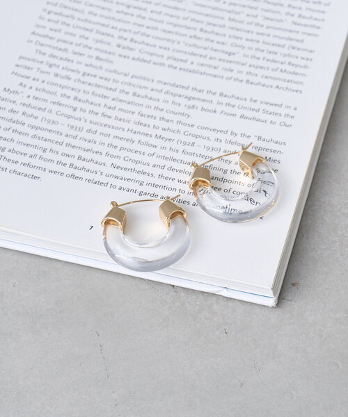 BIRTHDAY BAR（バースデイバー）の「フープピアス（ピアス（両耳用）・レディース・ブルー系その他/ブラウン/クリア・0）」の4枚目の写真