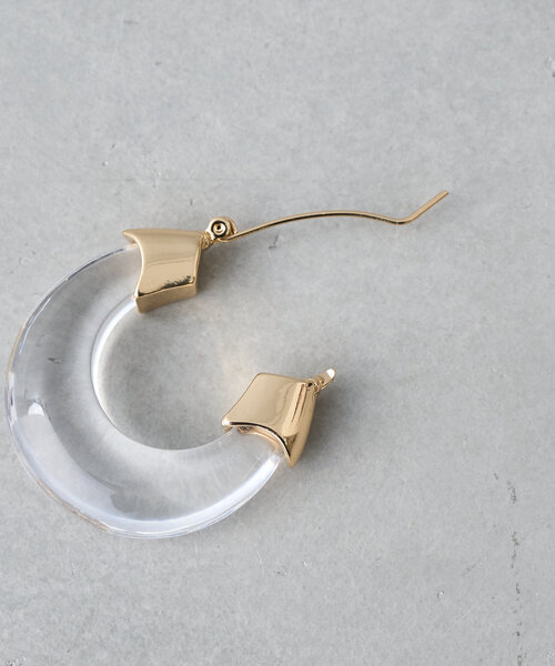 BIRTHDAY BAR（バースデイバー）の「フープピアス（ピアス（両耳用）・レディース・ブルー系その他/ブラウン/クリア・0）」の6枚目の写真