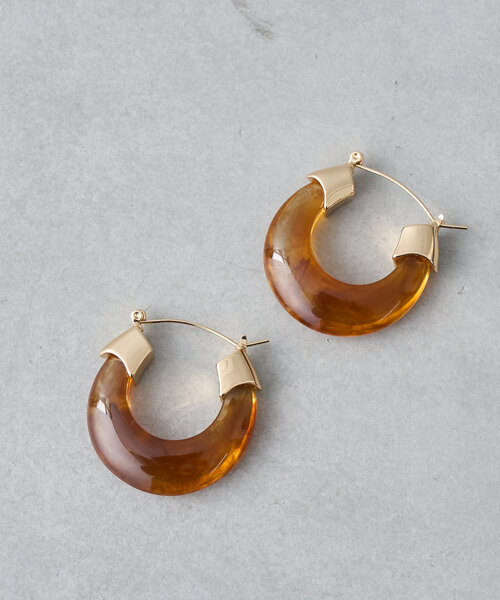 BIRTHDAY BAR（バースデイバー）の「フープピアス（ピアス（両耳用）・レディース・ブルー系その他/ブラウン/クリア・0）」の9枚目の写真