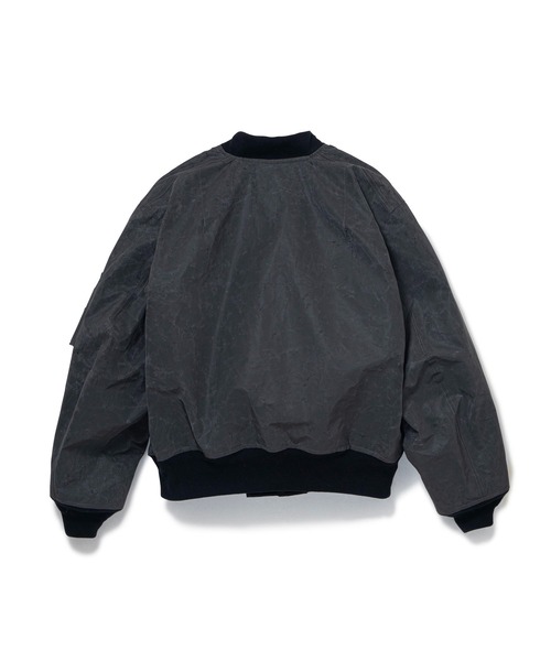 BEDWIN & THE HEARTBREAKERS（ベドウィン アンド ザ ハートブレイカーズ）の「REFLECTIVE TYPE MA-1 JACKET "DUFFY"（MA-1・メンズ・チャコール・MEDIUM）」の3枚目の写真
