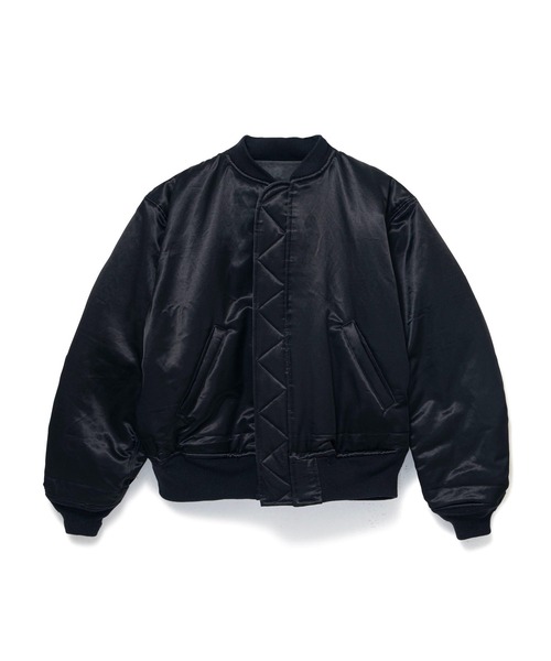 BEDWIN & THE HEARTBREAKERS（ベドウィン アンド ザ ハートブレイカーズ）の「REFLECTIVE TYPE MA-1 JACKET "DUFFY"（MA-1・メンズ・チャコール・MEDIUM）」の4枚目の写真