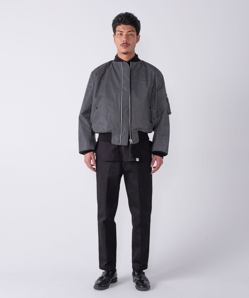 BEDWIN & THE HEARTBREAKERS（ベドウィン アンド ザ ハートブレイカーズ）の「REFLECTIVE TYPE MA-1 JACKET "DUFFY"（MA-1・メンズ・チャコール・MEDIUM）」の9枚目の写真