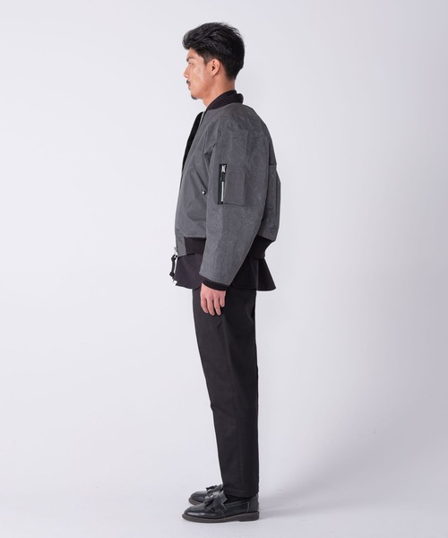 BEDWIN & THE HEARTBREAKERS（ベドウィン アンド ザ ハートブレイカーズ）の「REFLECTIVE TYPE MA-1 JACKET "DUFFY"（MA-1・メンズ・チャコール・MEDIUM）」の10枚目の写真