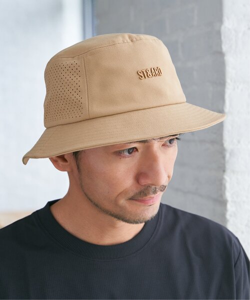 ikka（イッカ）の「レーザーホールメッシュバケットハット（キャップ・メンズ・ブラック/ベージュ・FREE）」の14枚目の写真