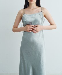 CODE A（コードエー）の「ribbon cami dress（ワンピース）」
