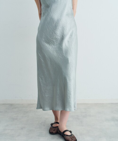 CODE A(コードエー)の「ribbon cami dress(ワンピース・レディース・ブラック/ホワイト/ライトグレー・00)」の9枚目の写真