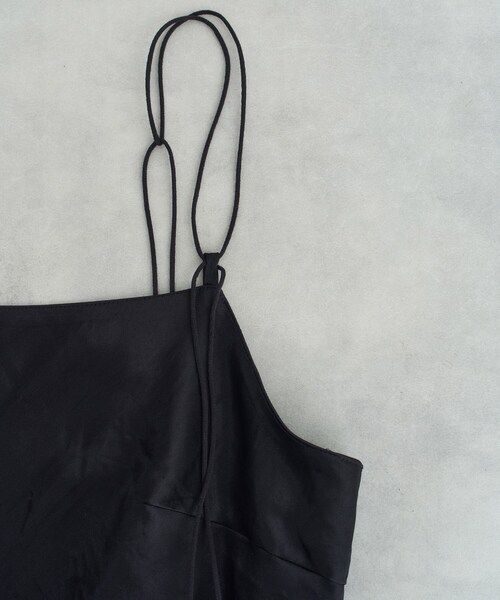CODE A(コードエー)の「ribbon cami dress(ワンピース・レディース・ブラック/ホワイト/ライトグレー・00)」の20枚目の写真