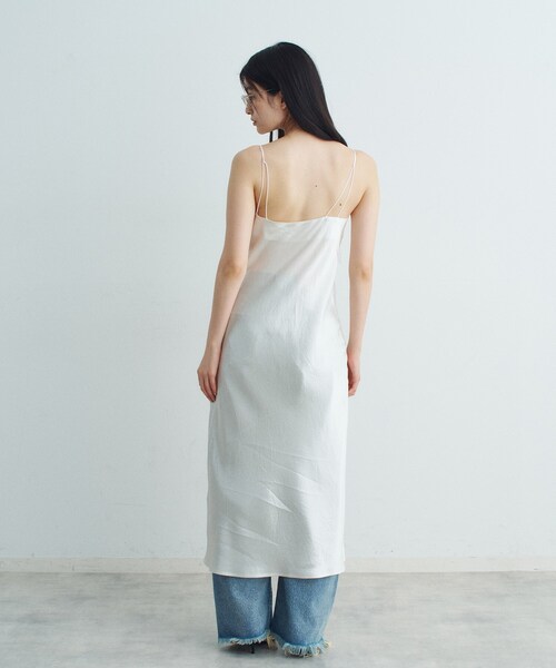 CODE A(コードエー)の「ribbon cami dress(ワンピース・レディース・ブラック/ホワイト/ライトグレー・00)」の17枚目の写真