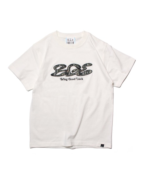 BGL（ビージーエル）の「TREE CAMO LOGO TEE（Tシャツ/カットソー・メンズ・オフホワイト/ブルー/ブラック・S/M/L/XL）」の16枚目の写真