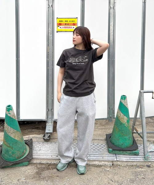 BGL（ビージーエル）の「TREE CAMO LOGO TEE（Tシャツ/カットソー・メンズ・オフホワイト/ブルー/ブラック・S/M/L/XL）」の11枚目の写真