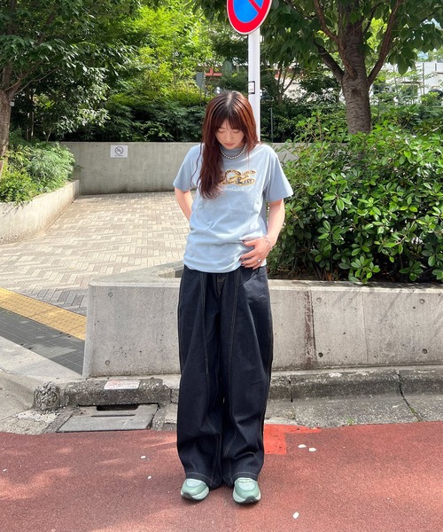 BGL（ビージーエル）の「TREE CAMO LOGO TEE（Tシャツ/カットソー・メンズ・オフホワイト/ブルー/ブラック・S/M/L/XL）」の14枚目の写真