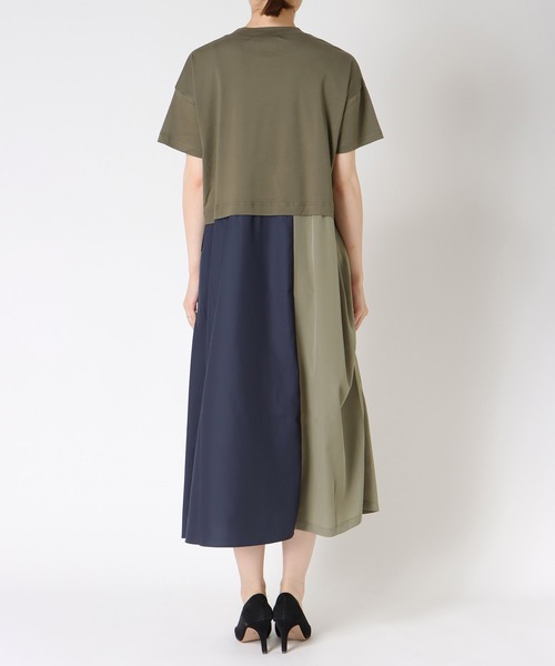 Cepica（セピカ）の「【MARECHAL TERRE / マルシャルテル】ラッフルフリルジョイントワンピース（ワンピース・レディース・カーキ/ブラック・FREE）」の3枚目の写真