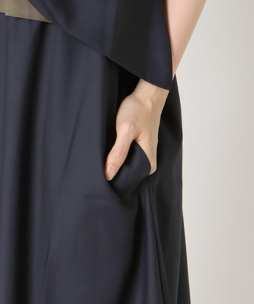 Cepica（セピカ）の「【MARECHAL TERRE / マルシャルテル】ラッフルフリルジョイントワンピース（ワンピース・レディース・カーキ/ブラック・FREE）」の6枚目の写真