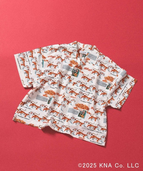 LEPSIM（レプシィム）の「【KIDS】【Kellogg's／ケロッグ】セットアップシャツ　570185（シャツ/ブラウス・キッズ・ホワイト系その他/ホワイト・130）」の2枚目の写真