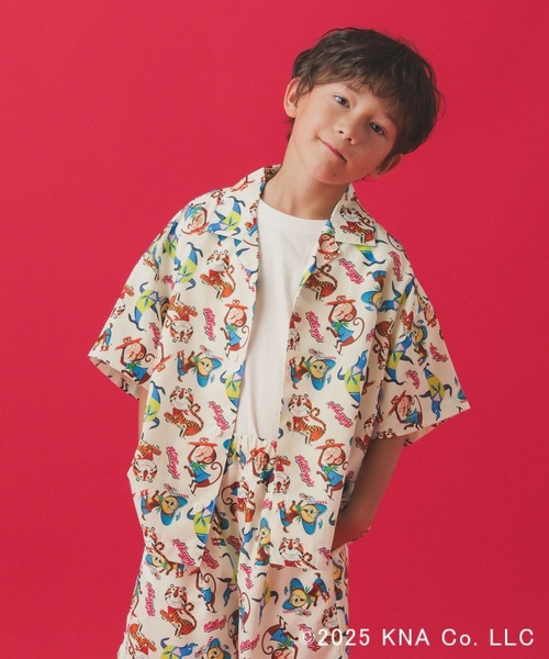 LEPSIM（レプシィム）の「【KIDS】【Kellogg's／ケロッグ】セットアップシャツ　570185（シャツ/ブラウス・キッズ・ホワイト系その他/ホワイト・130）」の6枚目の写真