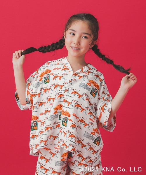 LEPSIM（レプシィム）の「【KIDS】【Kellogg's／ケロッグ】セットアップシャツ　570185（シャツ/ブラウス・キッズ・ホワイト系その他/ホワイト・130）」の12枚目の写真