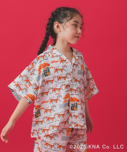 LEPSIM（レプシィム）の「【KIDS】【Kellogg's／ケロッグ】セットアップシャツ　570185（シャツ/ブラウス・キッズ・ホワイト系その他/ホワイト・130）」の14枚目の写真