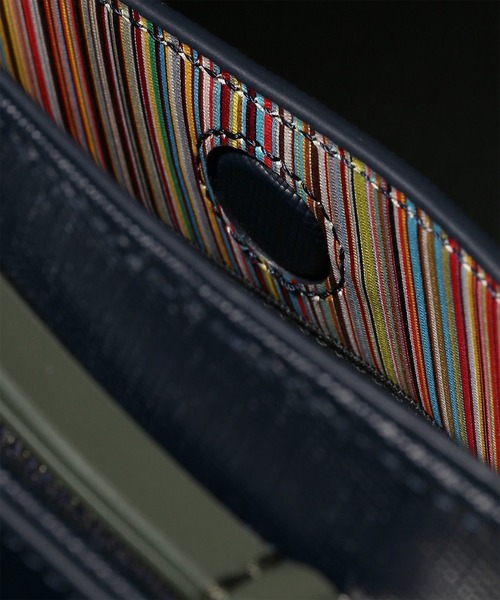 Paul Smith(ポールスミス)の「シグネチャーストライププラー 2WAY ミニショルダーバッグ【553404 N070S】(ショルダーバッグ・メンズ・ネイビー/グリーン/ブラック・FREE)」の19枚目の写真