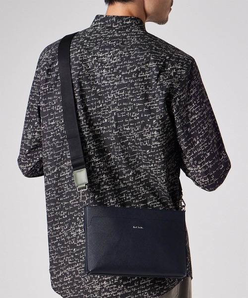 Paul Smith(ポールスミス)の「シグネチャーストライププラー 2WAY ミニショルダーバッグ【553404 N070S】(ショルダーバッグ・メンズ・ネイビー/グリーン/ブラック・FREE)」の7枚目の写真