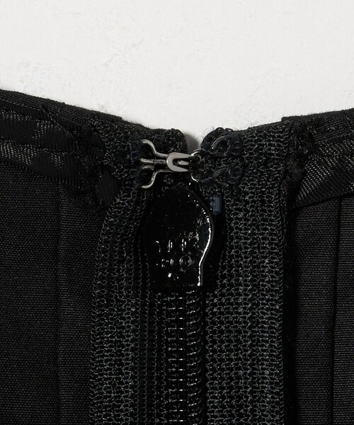 ユナイテッドアローズ♥コットンシルクタックワンピース ティアード ブラック UNITED ARROWS LTD. OUTLET｜<6(ROKU)>コットン シルク